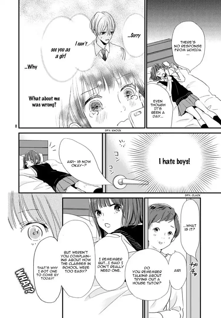 Shimotsuki-sensei no Amakunai Renai Kouza Chapter 1 page 7