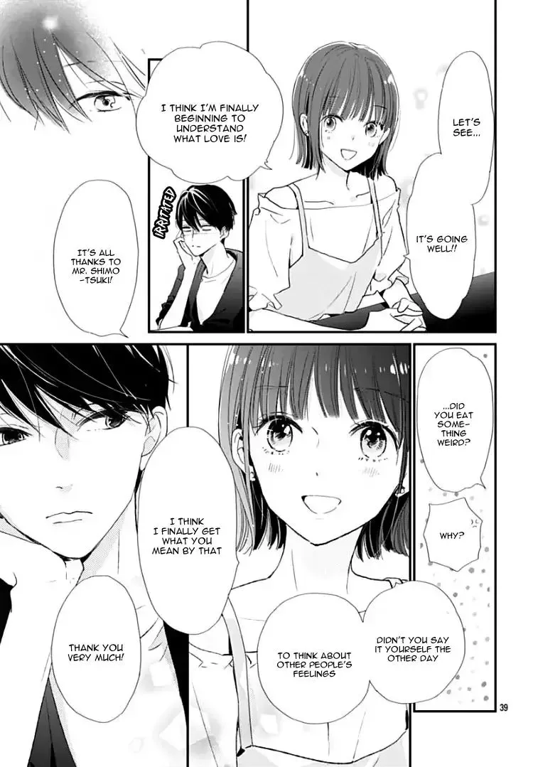 Shimotsuki-sensei no Amakunai Renai Kouza Chapter 1 page 38