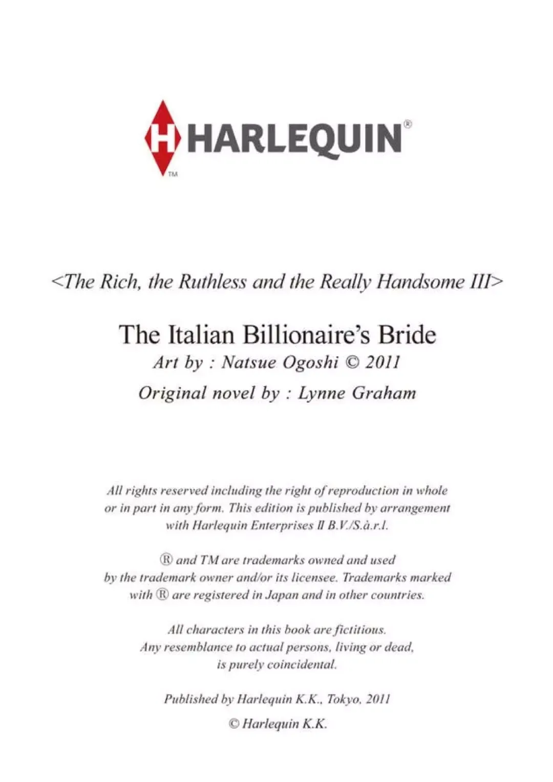 The Italian Billionaire's Bride (The Rich, the Ruthless and the Really Handsome III) Chapter 0 page 126