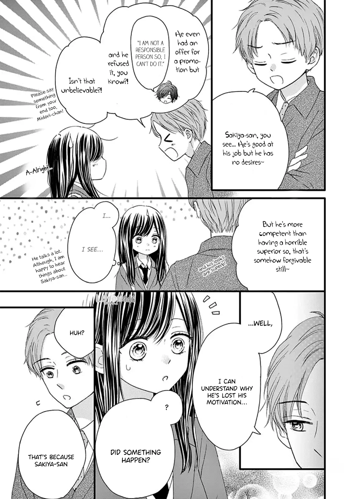 Midori no Tomarigi Chapter 3 page 34