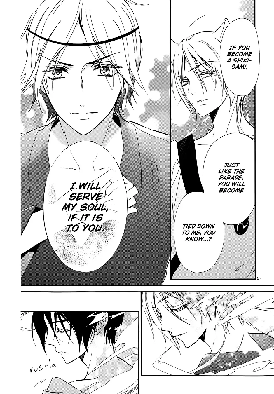 Momochi-san Chi no Ayakashi Ouji Chapter 5 page 28