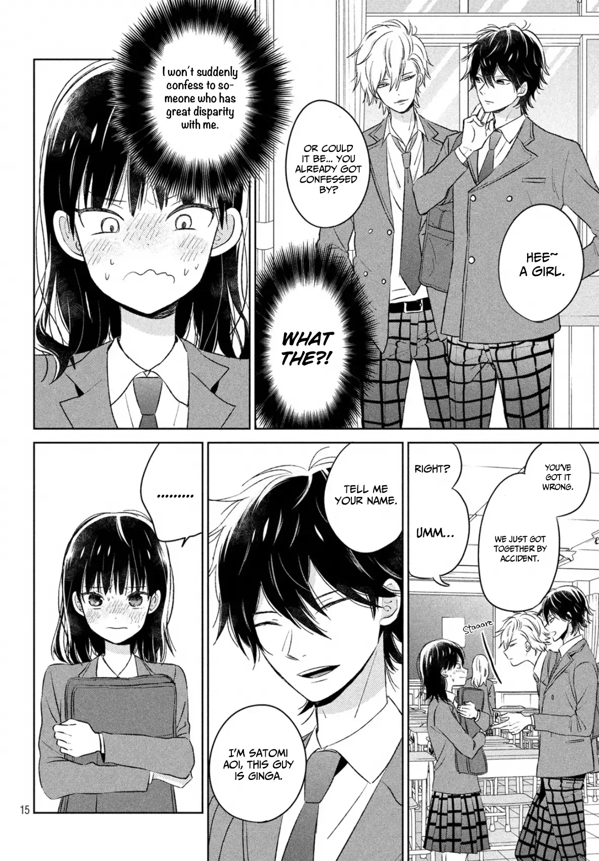 Chikyuu no Owari wa Koi no Hajimari Chapter 1 page 15