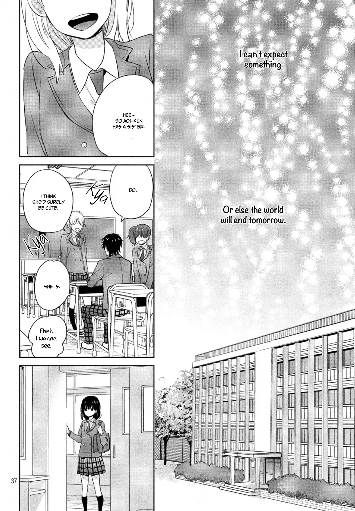 Chikyuu no Owari wa Koi no Hajimari Chapter 1 page 38