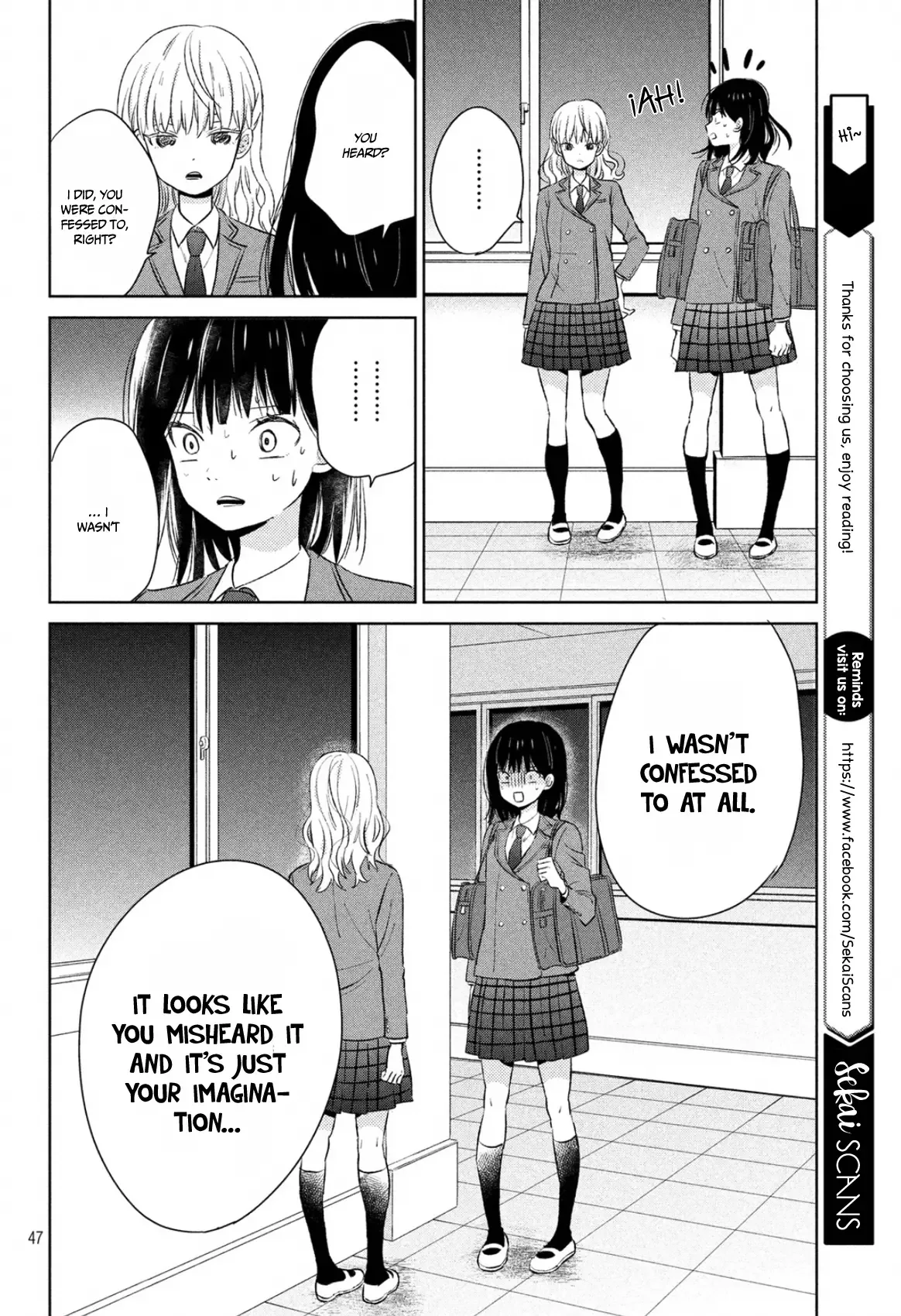 Chikyuu no Owari wa Koi no Hajimari Chapter 1 page 49