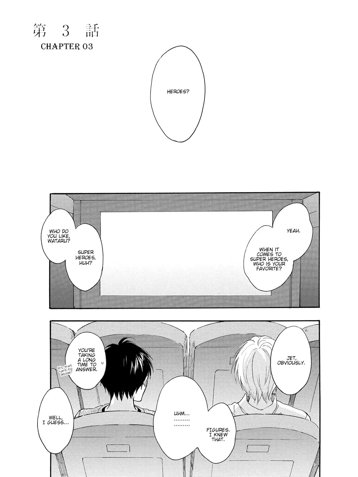 Kimi wa Natsu no Naka Chapter 3 page 1