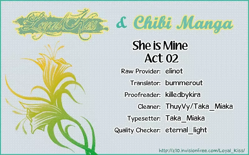 She Is Mine Chapter 2 page 1