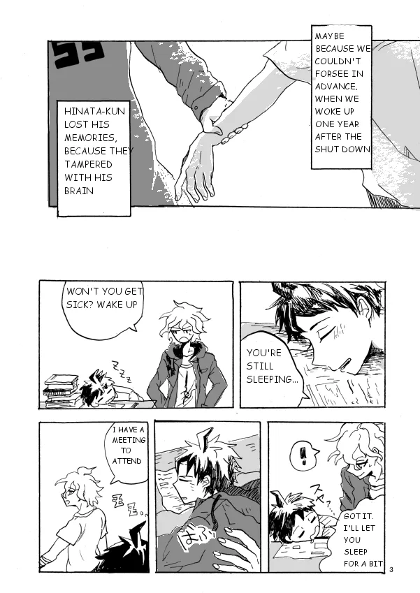 Super danganronpa 2 doujinshi: Hajimete wo nandemo Chapter 1 page 4
