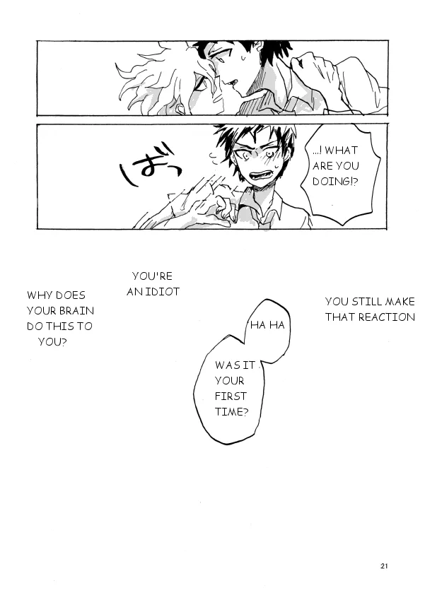 Super danganronpa 2 doujinshi: Hajimete wo nandemo Chapter 1 page 22