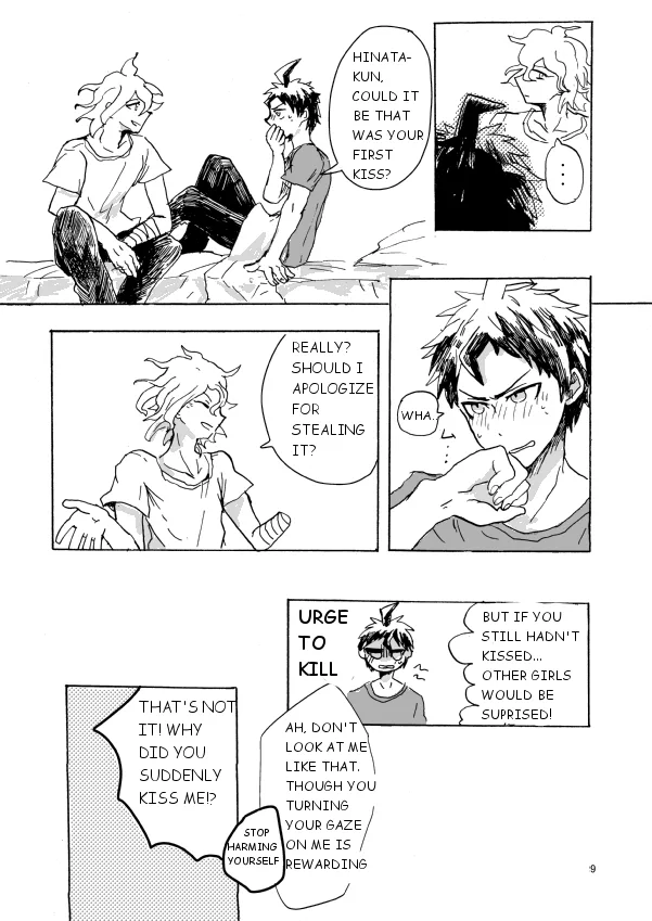 Super danganronpa 2 doujinshi: Hajimete wo nandemo Chapter 1 page 10