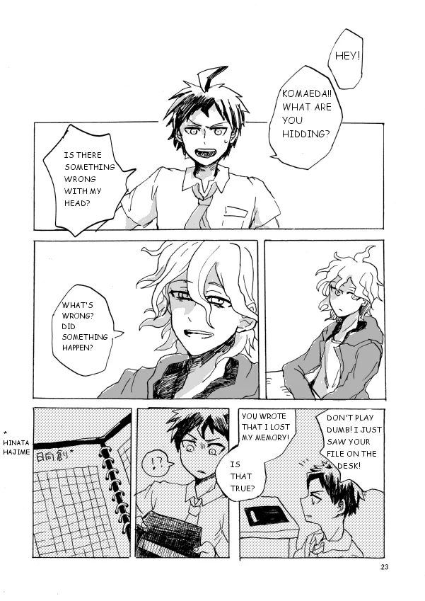 Super danganronpa 2 doujinshi: Hajimete wo nandemo Chapter 1 page 24