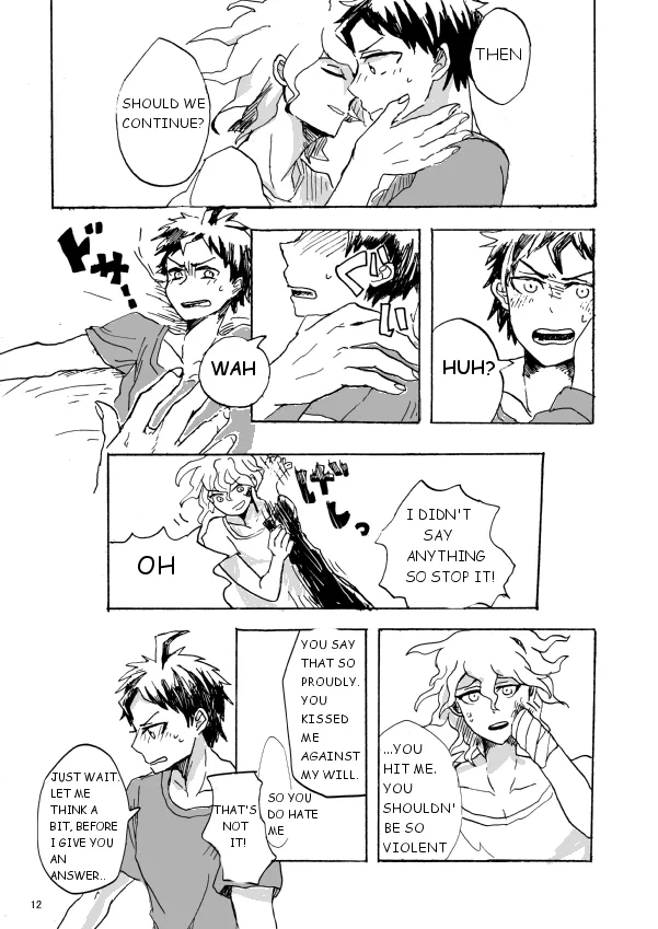 Super danganronpa 2 doujinshi: Hajimete wo nandemo Chapter 1 page 13