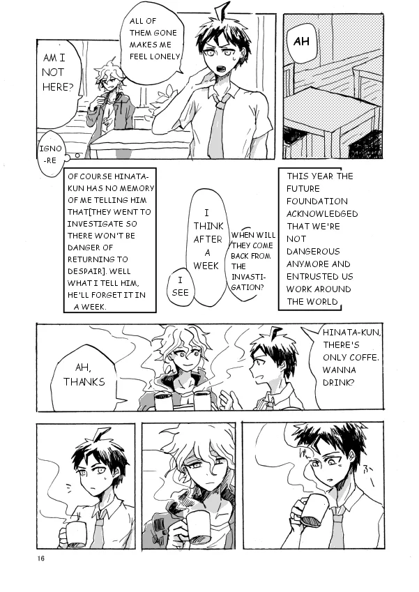 Super danganronpa 2 doujinshi: Hajimete wo nandemo Chapter 1 page 17