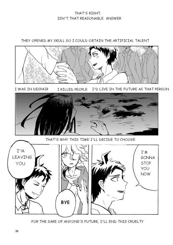 Super danganronpa 2 doujinshi: Hajimete wo nandemo Chapter 1 page 37