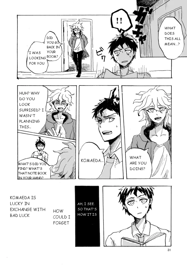 Super danganronpa 2 doujinshi: Hajimete wo nandemo Chapter 1 page 32
