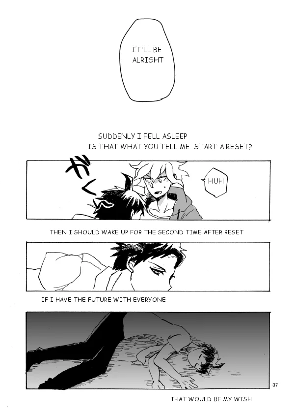Super danganronpa 2 doujinshi: Hajimete wo nandemo Chapter 1 page 38