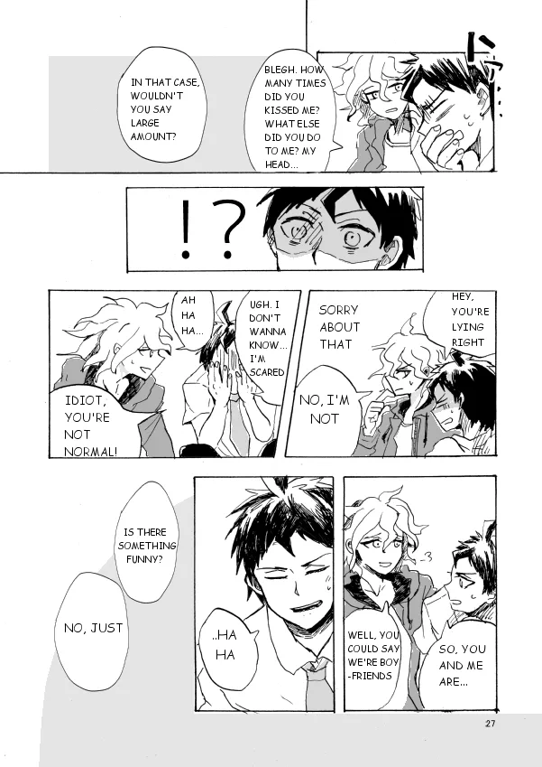 Super danganronpa 2 doujinshi: Hajimete wo nandemo Chapter 1 page 28