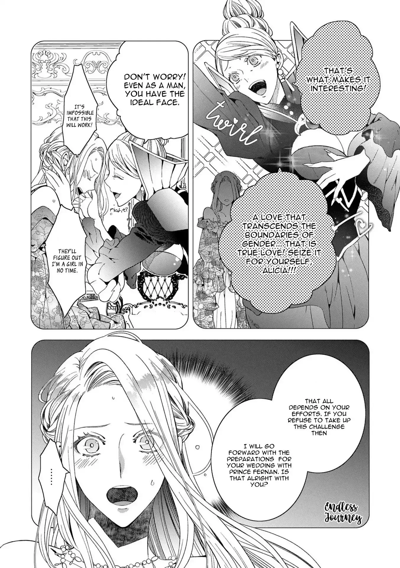 The Reincarnated Cross Dressing Princess Cannot Find a Marriage Partner Chapter 1 page 13