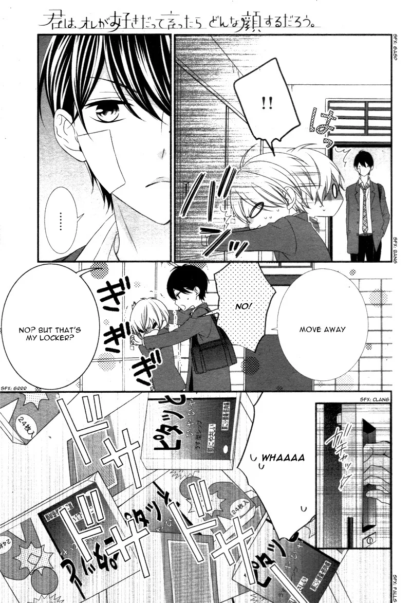 Kimi wa, Ore ga Suki Datte Ittara Donna Kao Suru Darou. Chapter 3 page 28