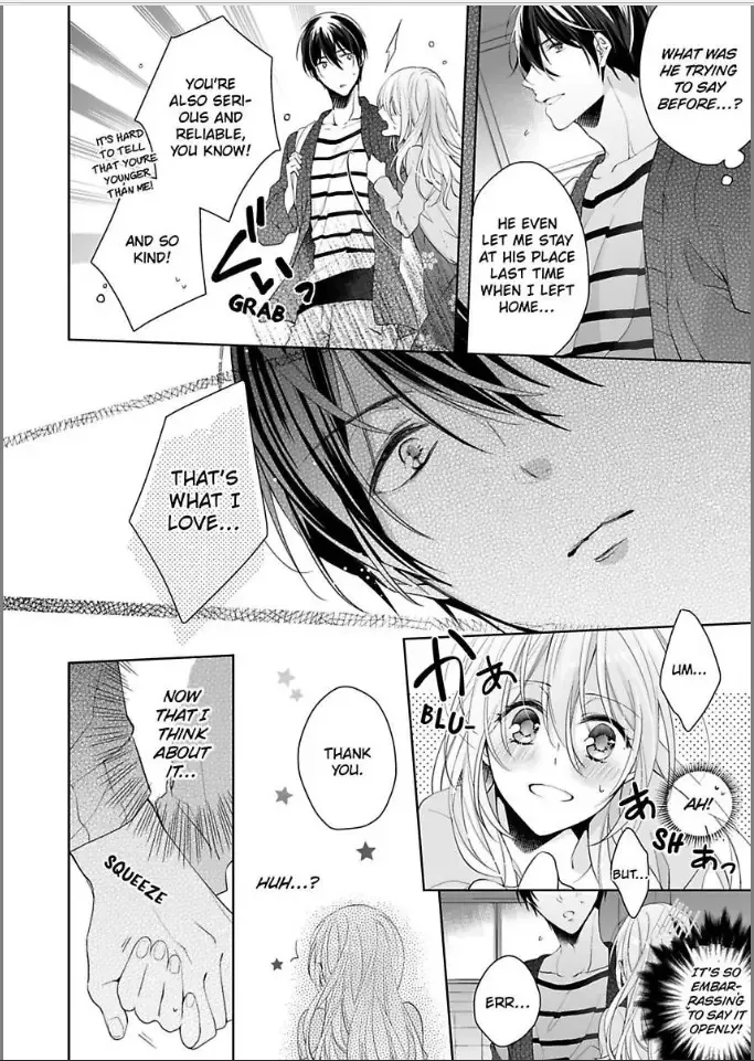 Bukiyou ni Koi Shite Toshishita Danshi to Himitsu no Doukyo Chapter 4 page 14