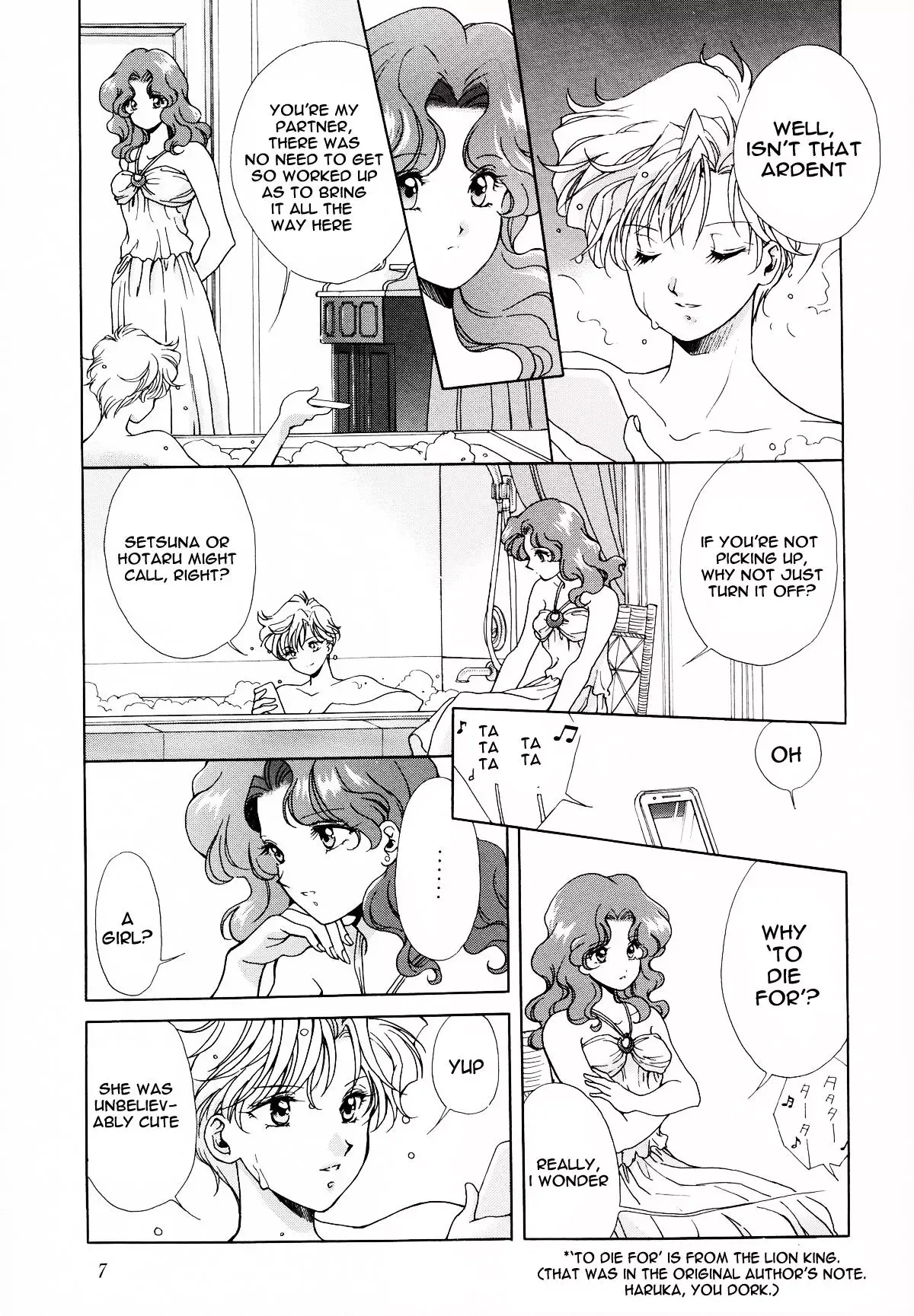 Sailor Moon dj - Love and War Chapter 1 page 6