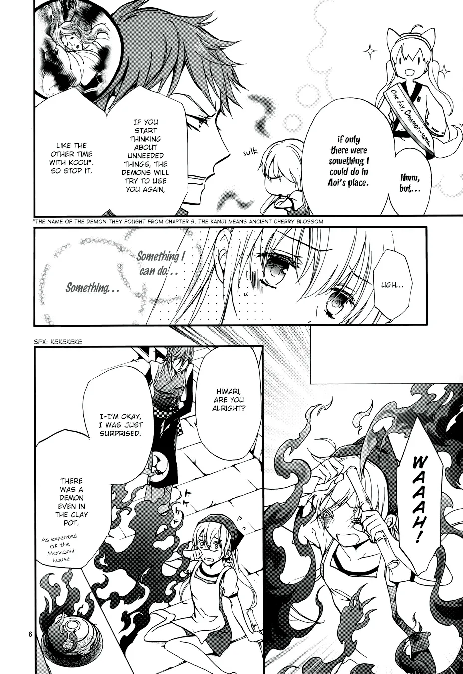 Momochi-san Chi no Ayakashi Ouji Chapter 6 page 8