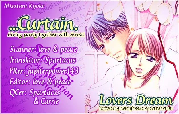 ...Curtain. ~Sensei to Kiyoraka ni Dousei~ Chapter 5 page 1