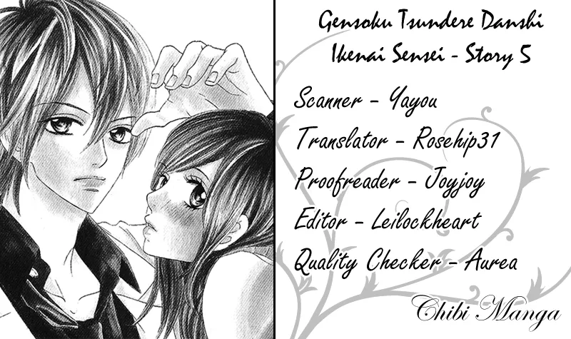 Genshoku Tsundere Danshi Ikenai Sensei Chapter 5 page 1