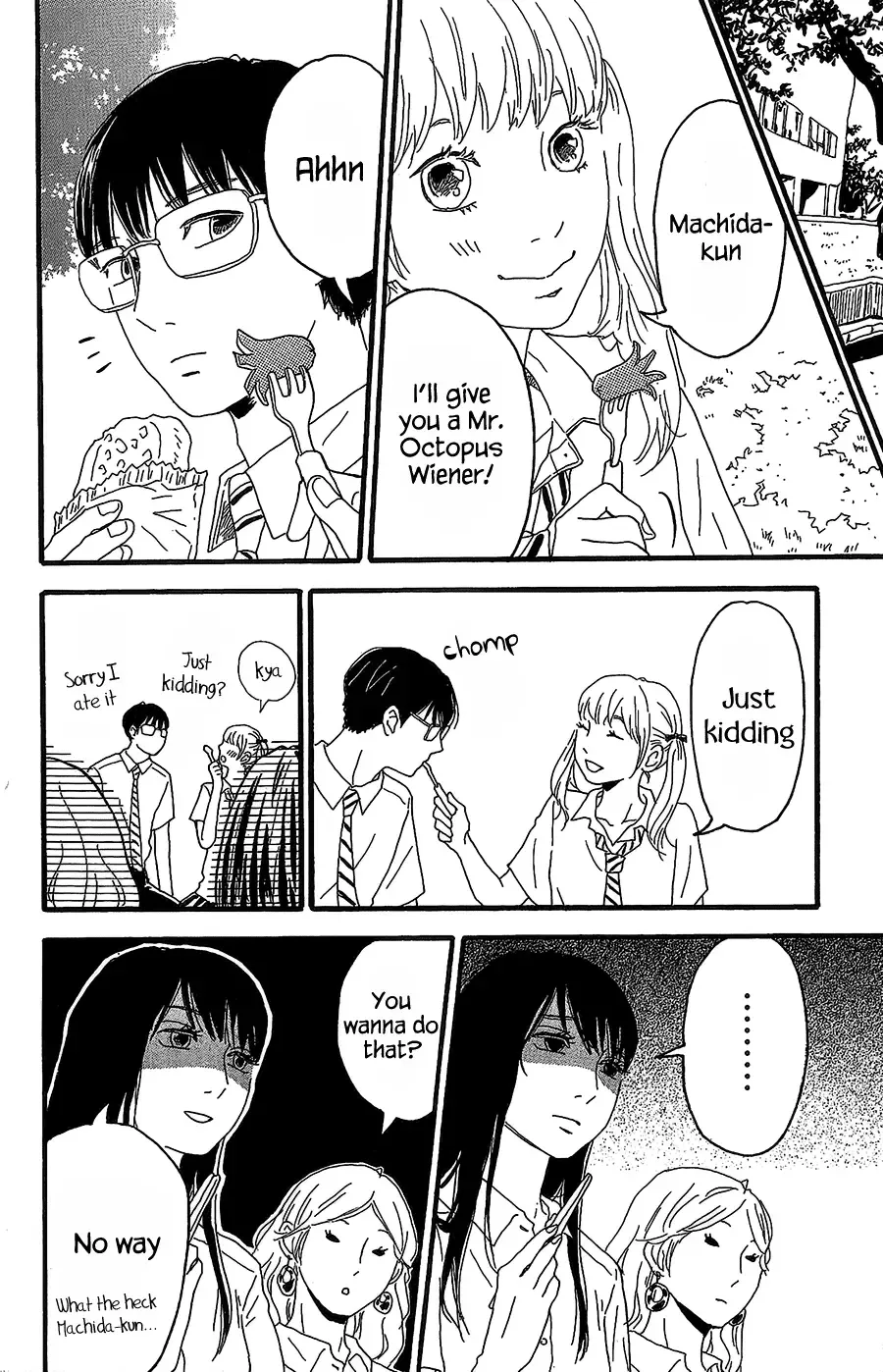 Machida-kun no Sekai Chapter 6 page 17