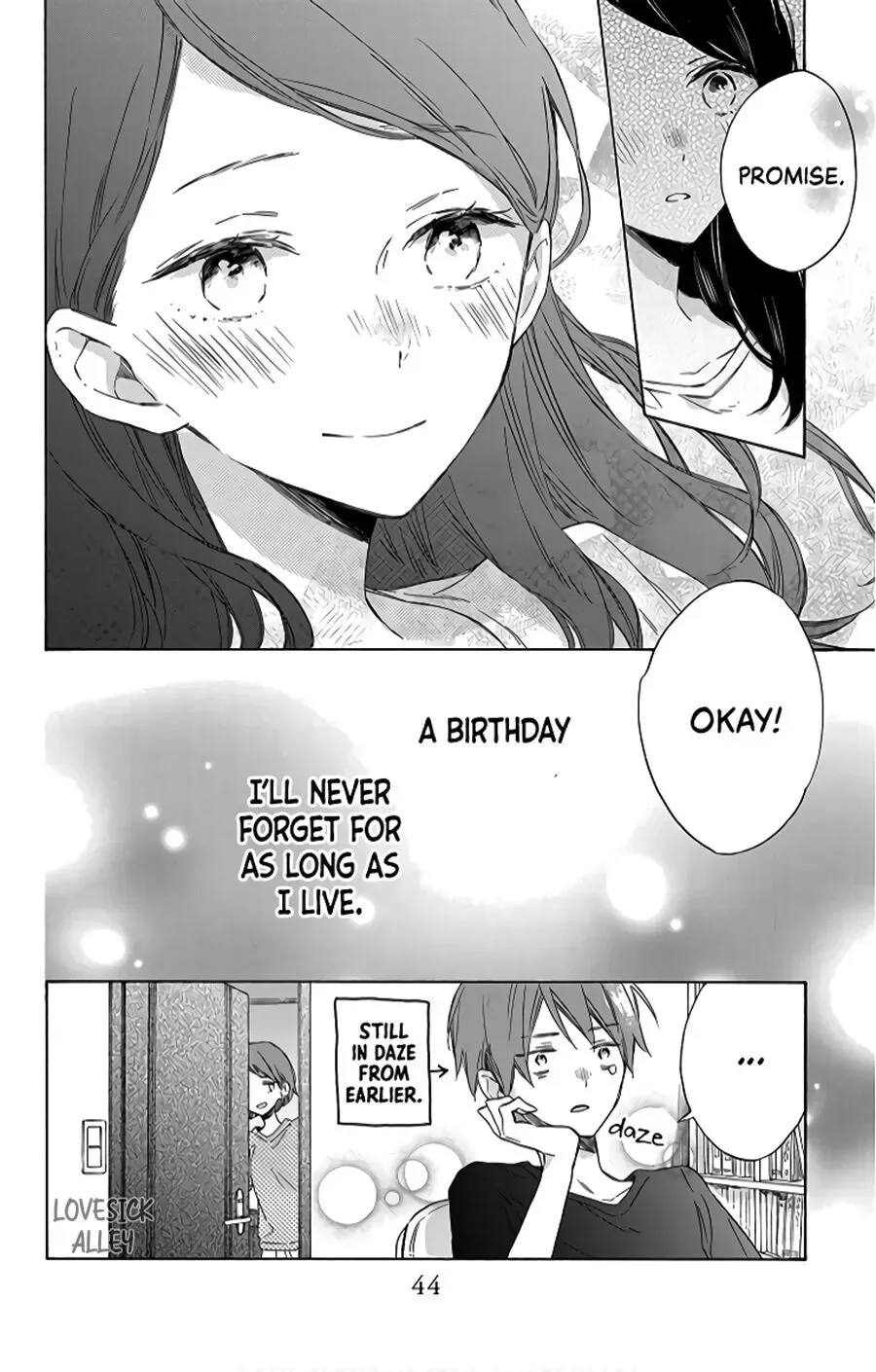 Kimi wa Haru ni Me o Samasu Chapter 5 page 44