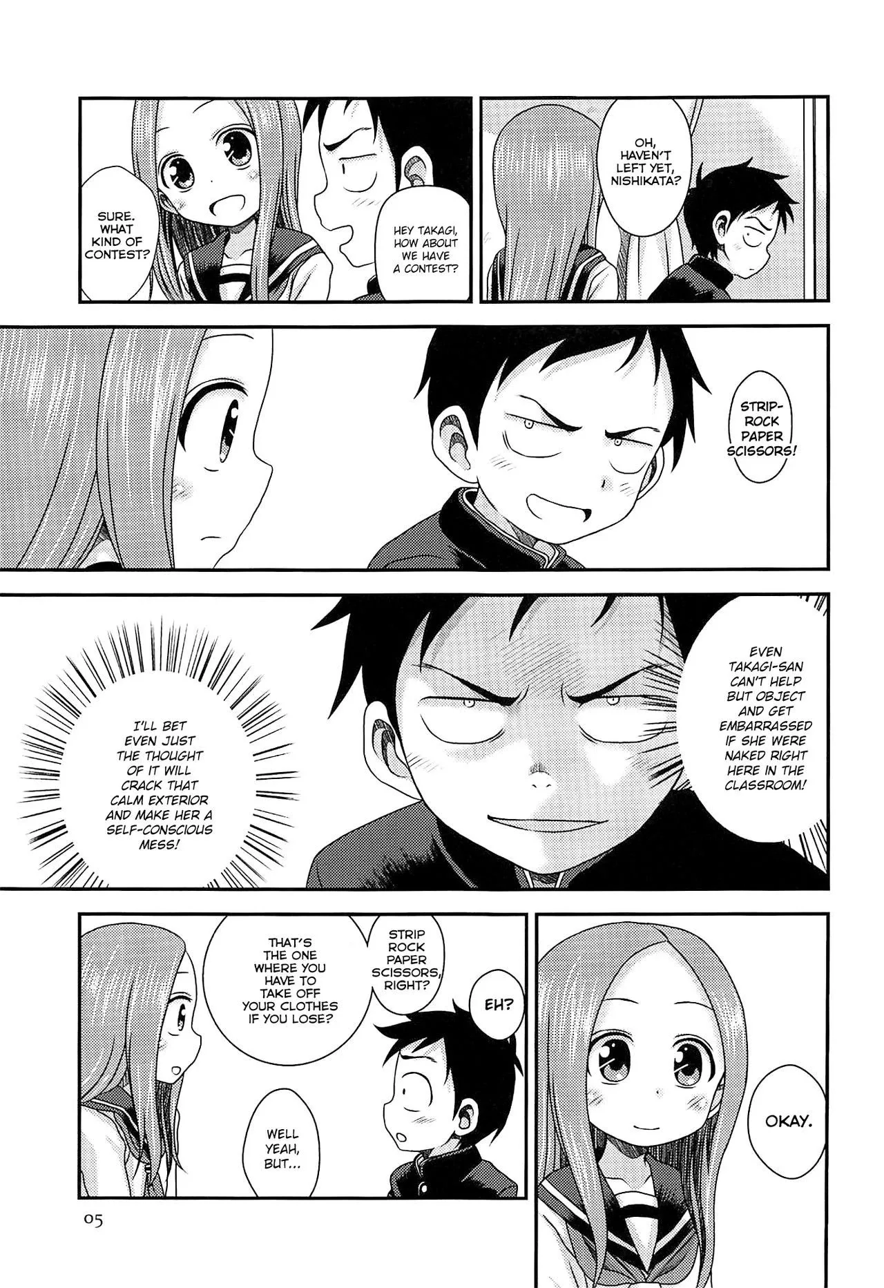 Karakai Jouzu no Takagi-san Side Story (Hentai Doujin) Chapter 1 page 1