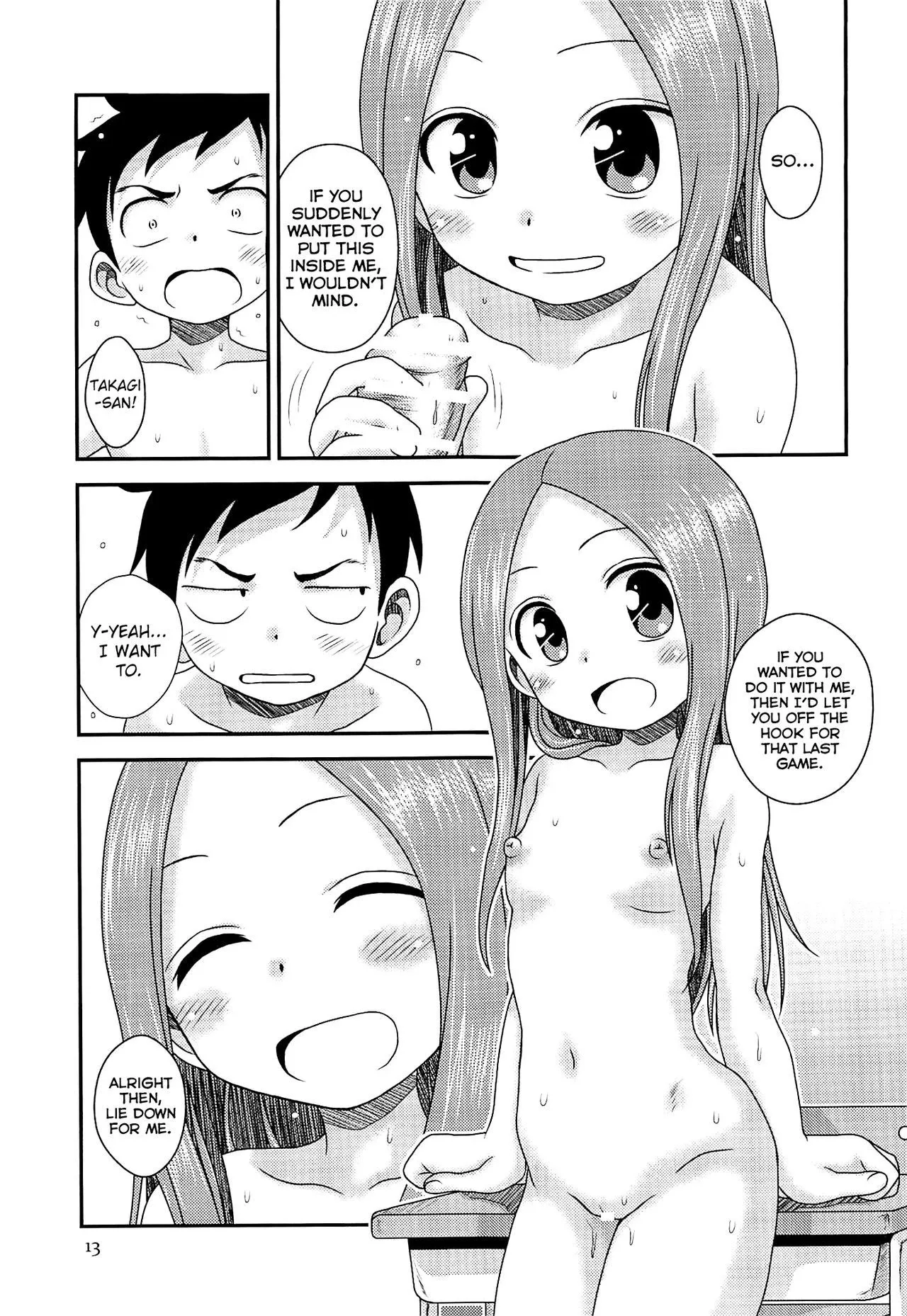 Karakai Jouzu no Takagi-san Side Story (Hentai Doujin) Chapter 1 page 9