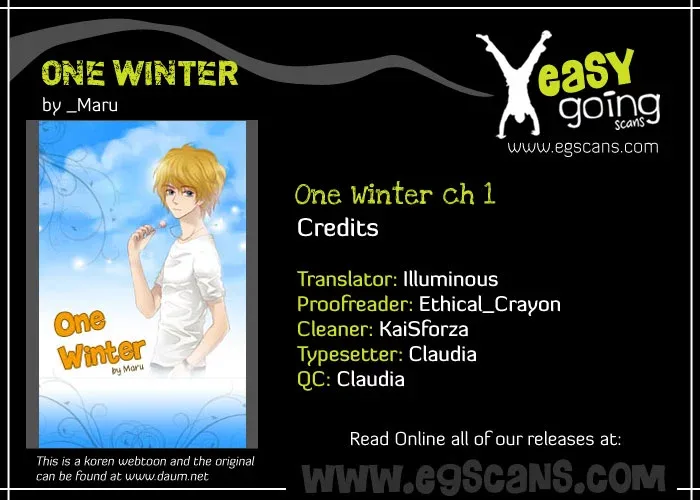 One Winter Chapter 1 page 1