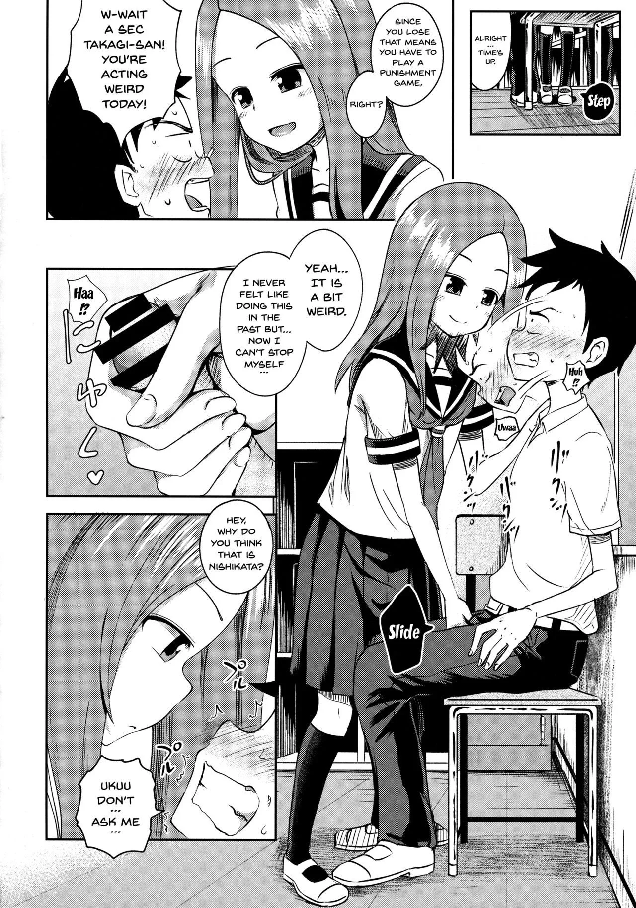 Karakai Jouzu no Takagi-san Side Story (Hentai Doujin) Chapter 2 page 8