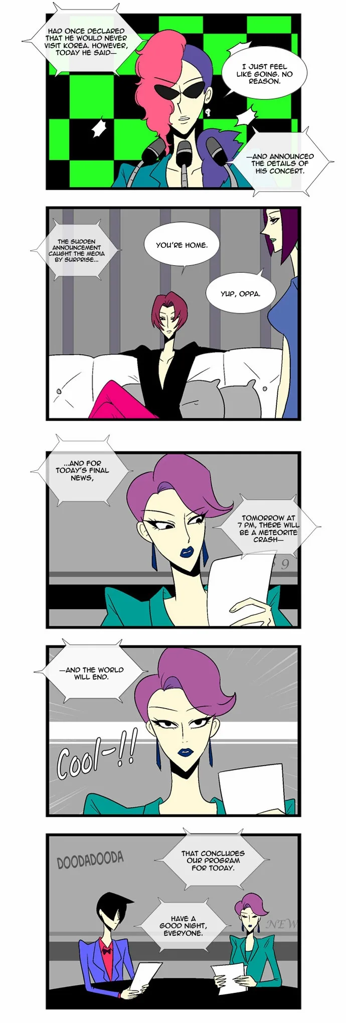 If the World Ends, That's Cool! Chapter 0 page 6