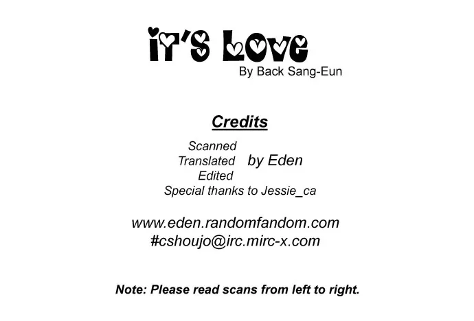 It's Love Chapter 2 page 1