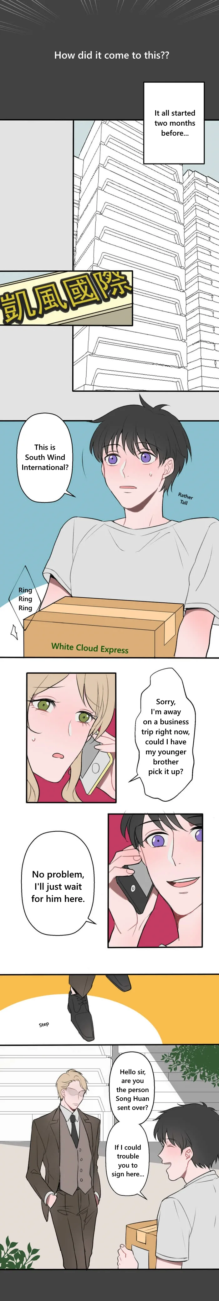 Delivery Boy Debacle Chapter 1 page 2