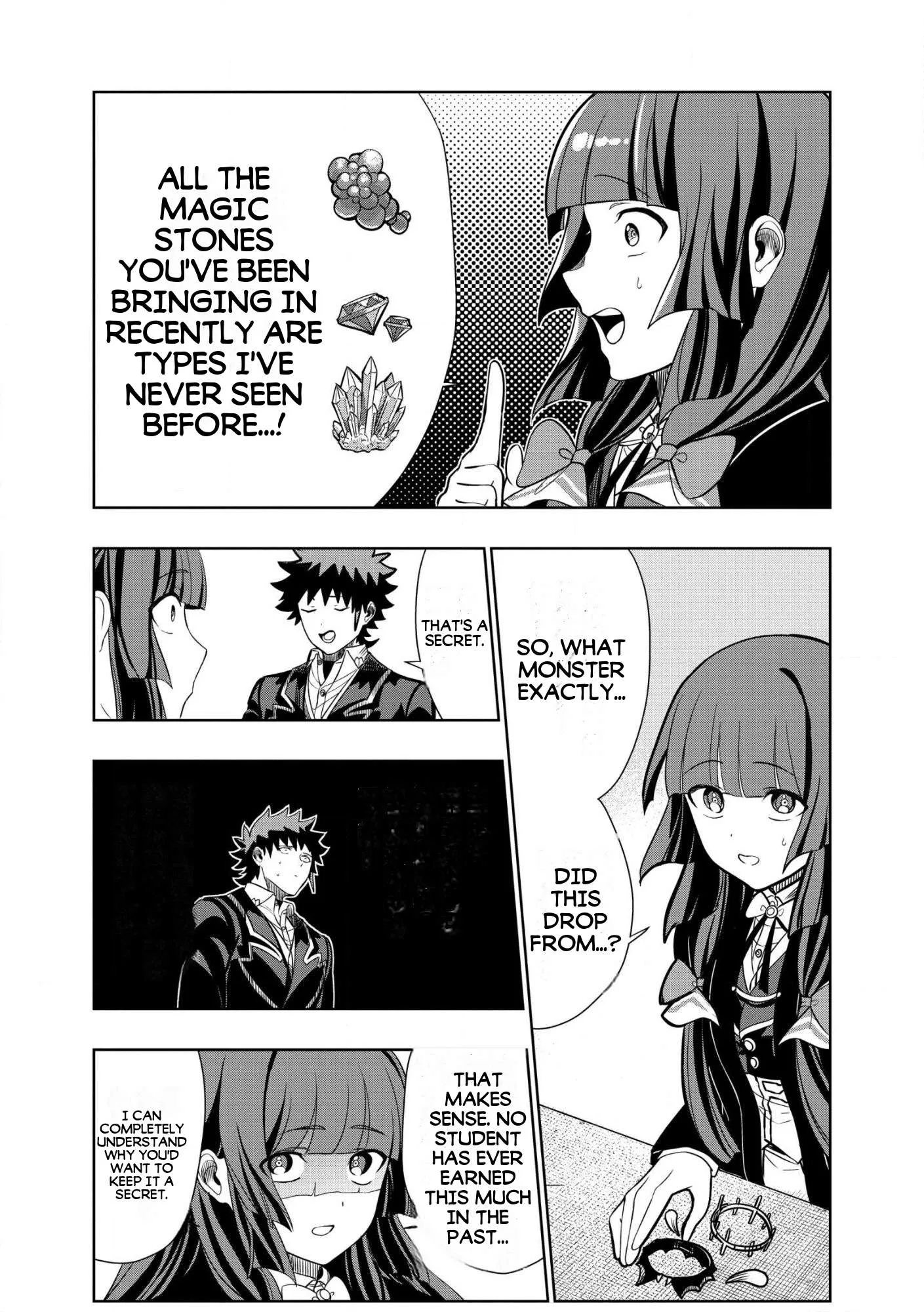 I was Transmigrated as the Bottom-Tier of the Dungeon Academy, but I have a Strategy Guide for Some Reason Chapter 34.1 page 3