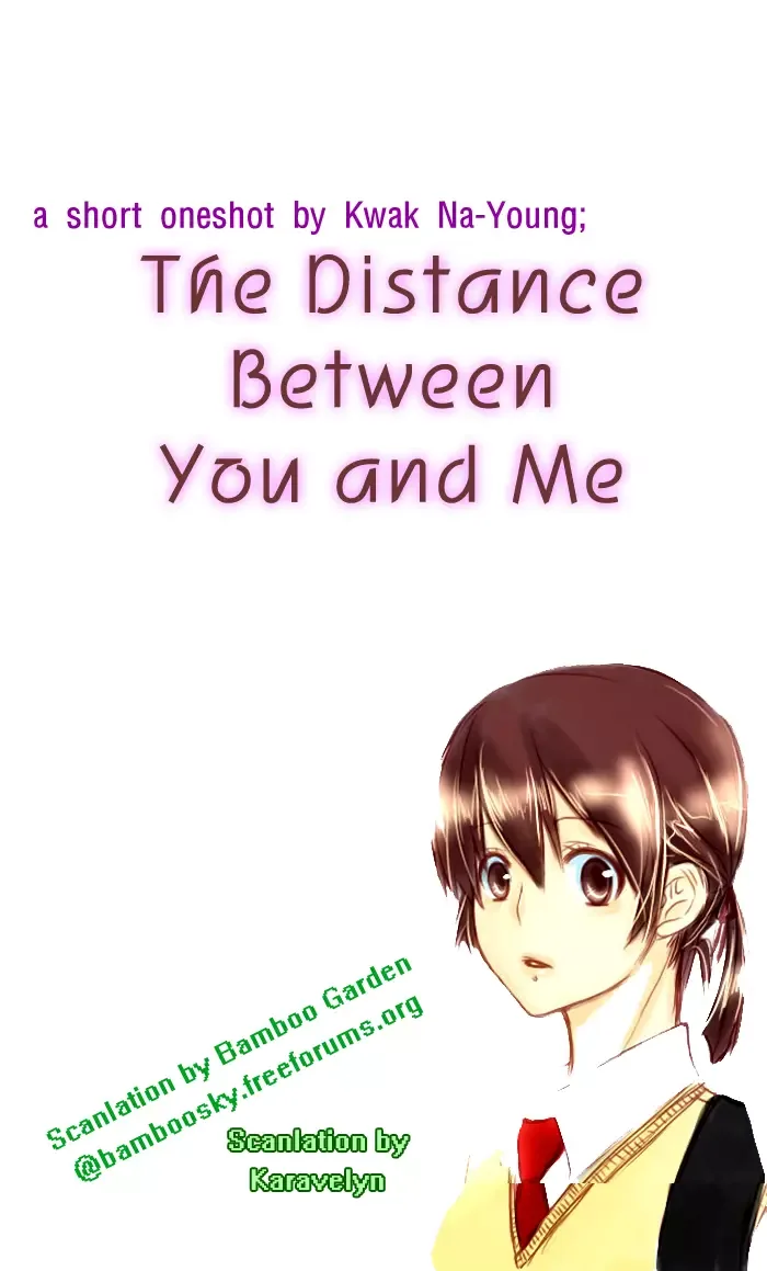 Distance Between You and Me Chapter 0 page 1