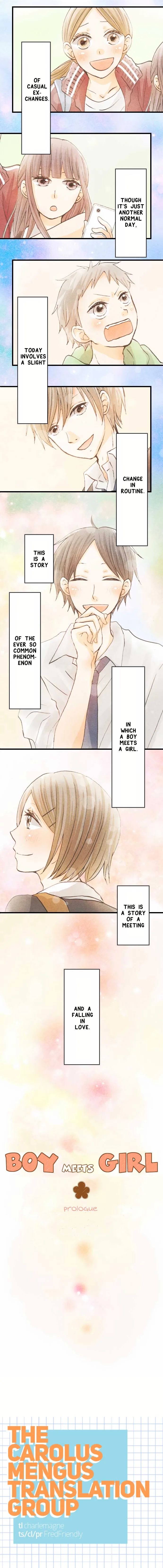 Boy Meets Girl Chapter 0 page 3