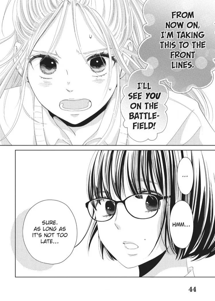 Ashita, Naisho no Kiss Shiyou Chapter 9 page 44
