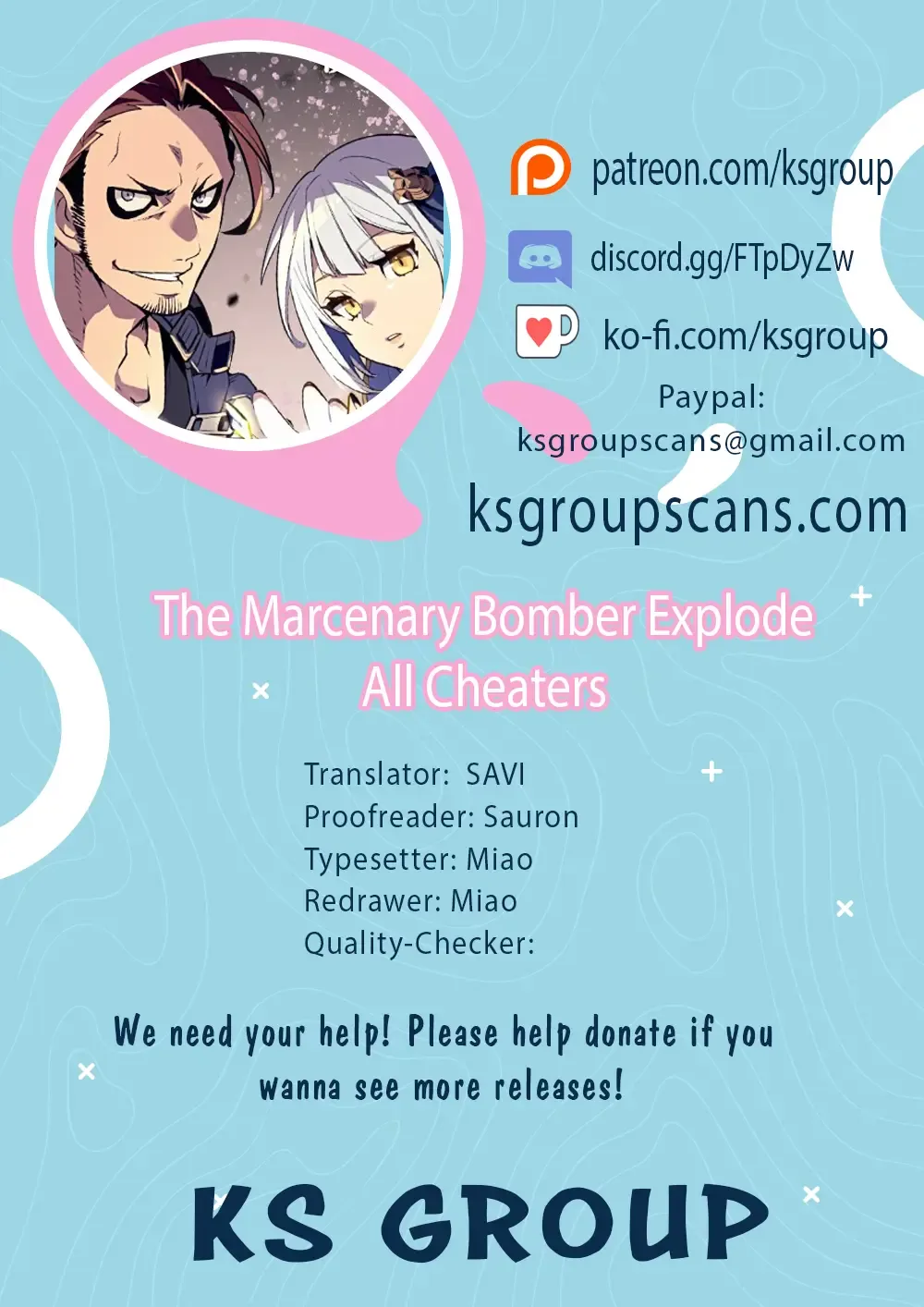 The Mercenary Bomber Explodes All Cheaters Chapter 2 page 1