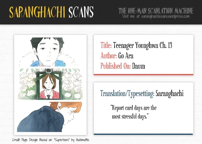 Teenager Younghwa Chapter 13 page 1