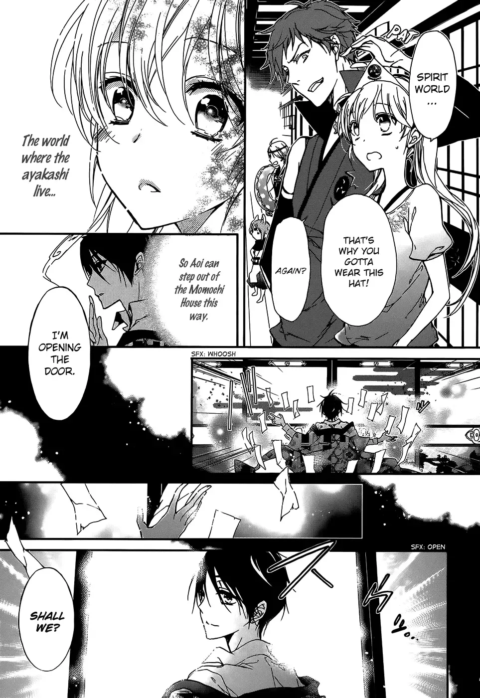 Momochi-san Chi no Ayakashi Ouji Chapter 16 page 13