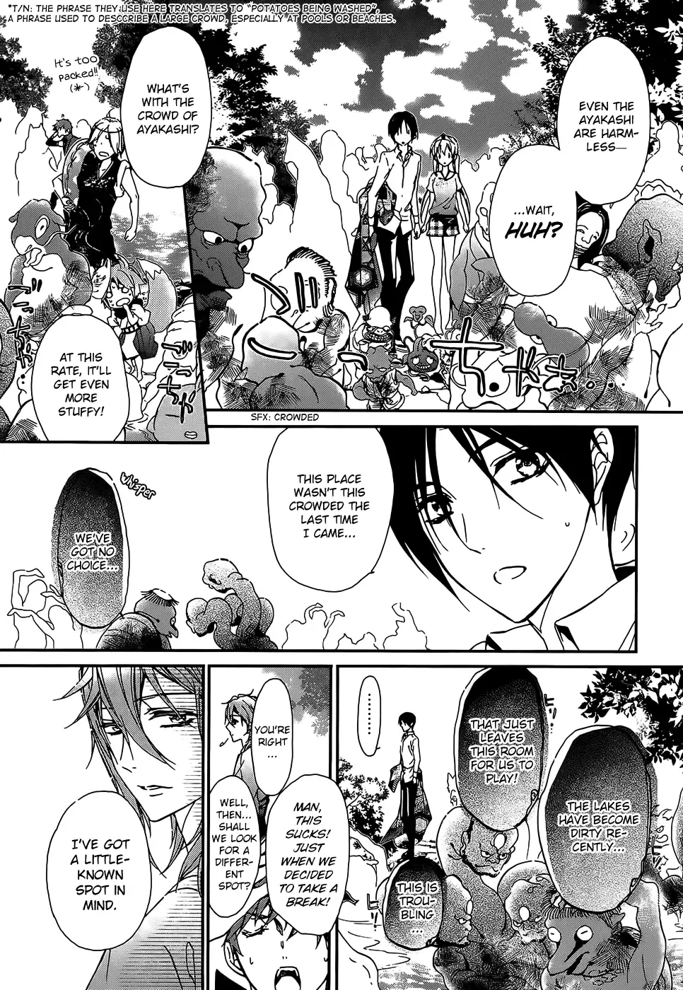 Momochi-san Chi no Ayakashi Ouji Chapter 16 page 15