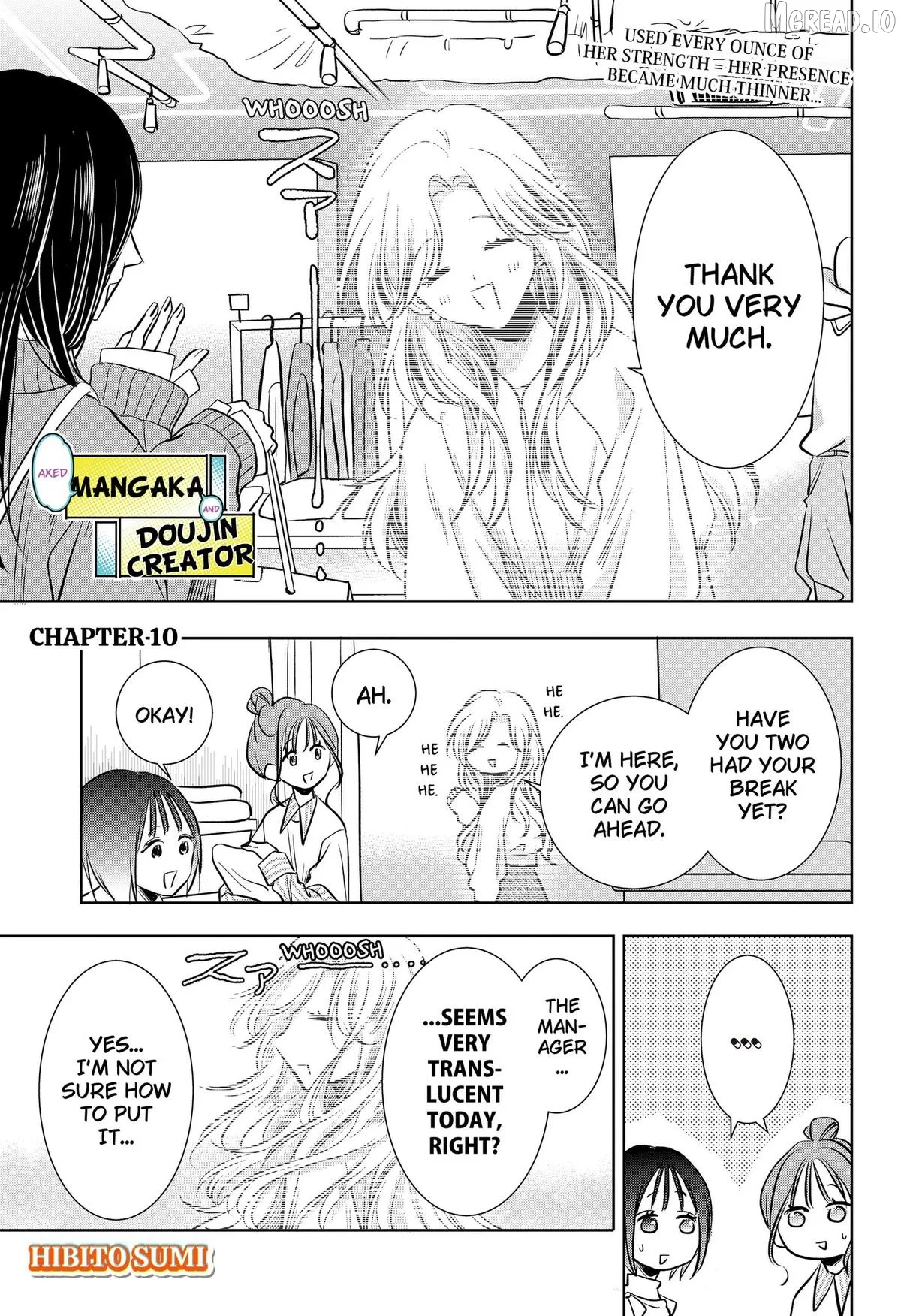 Axed Mangaka and Doujin Creator Chapter 10 page 1