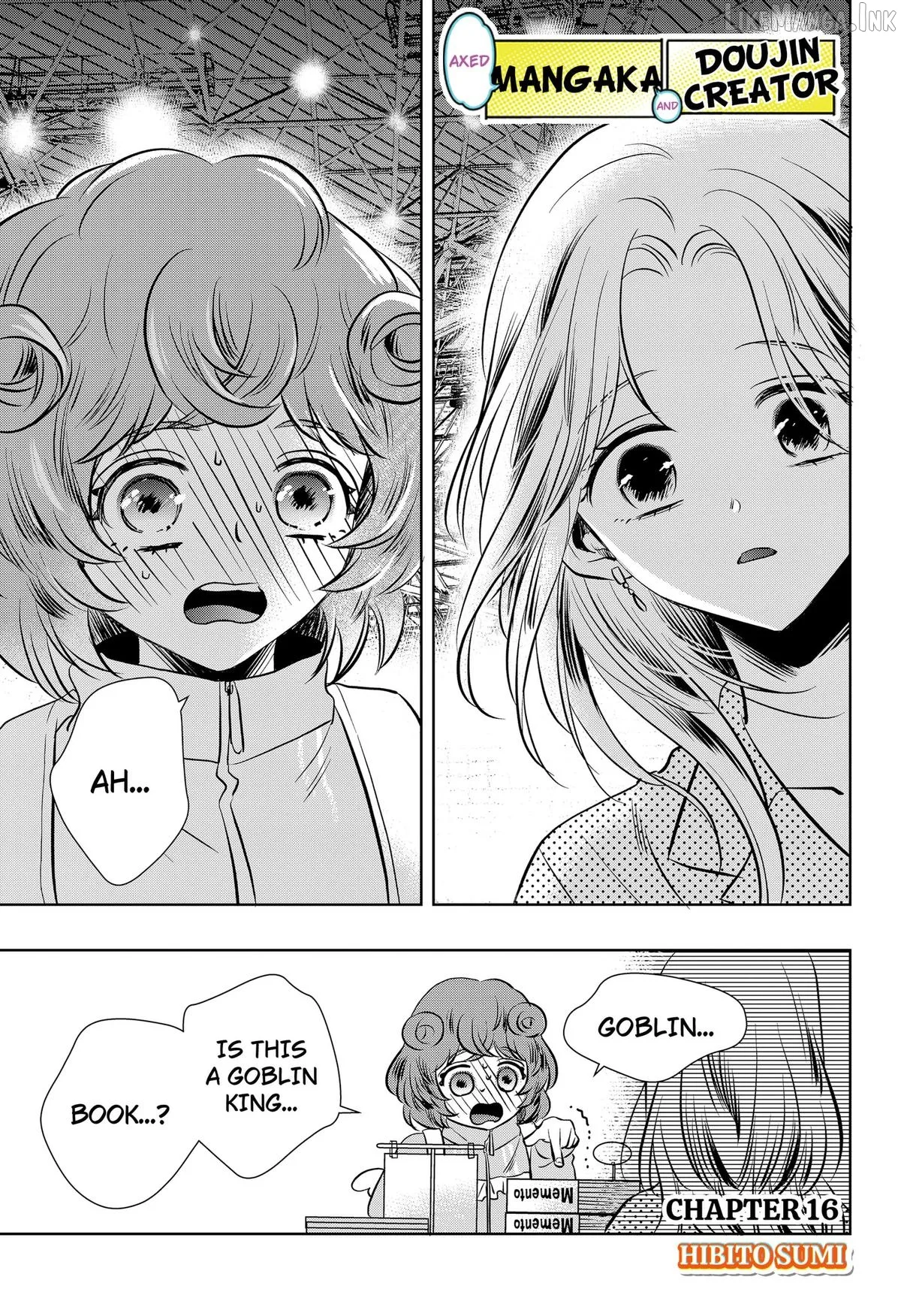 Axed Mangaka and Doujin Creator Chapter 16 page 1