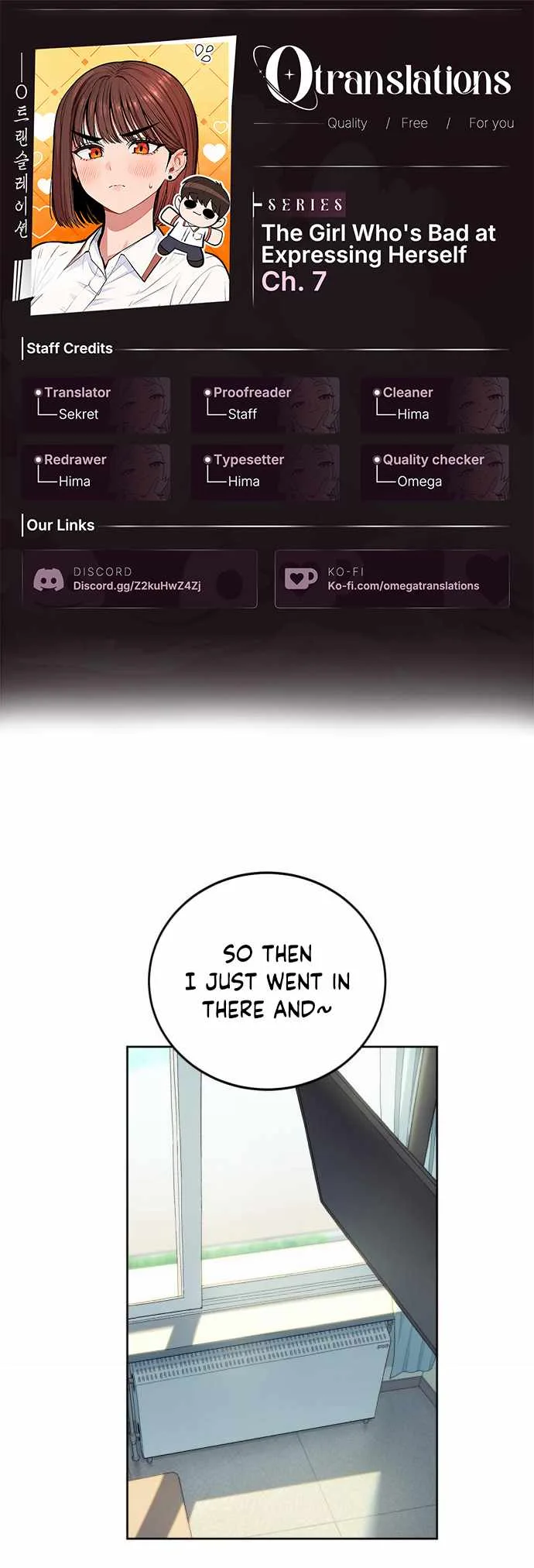 A Girl Clumsy With Her Words Chapter 7 page 1