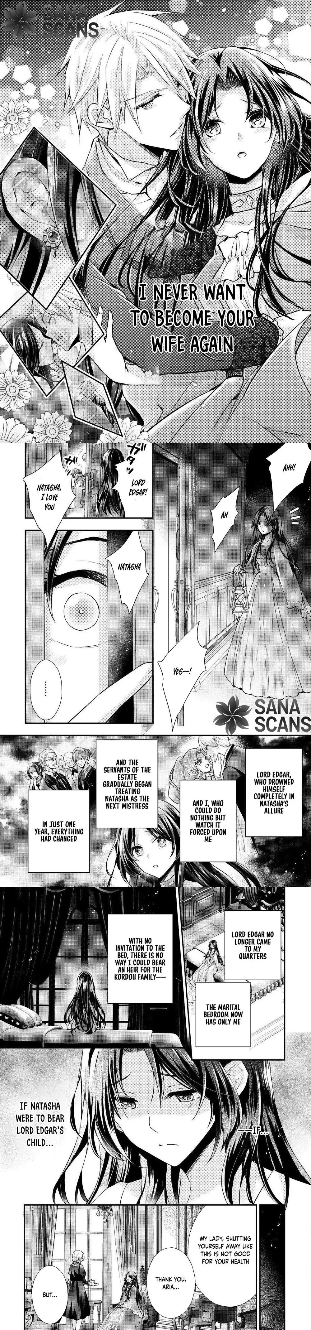 I Never Want to Be Your Wife Again Chapter 1 page 3