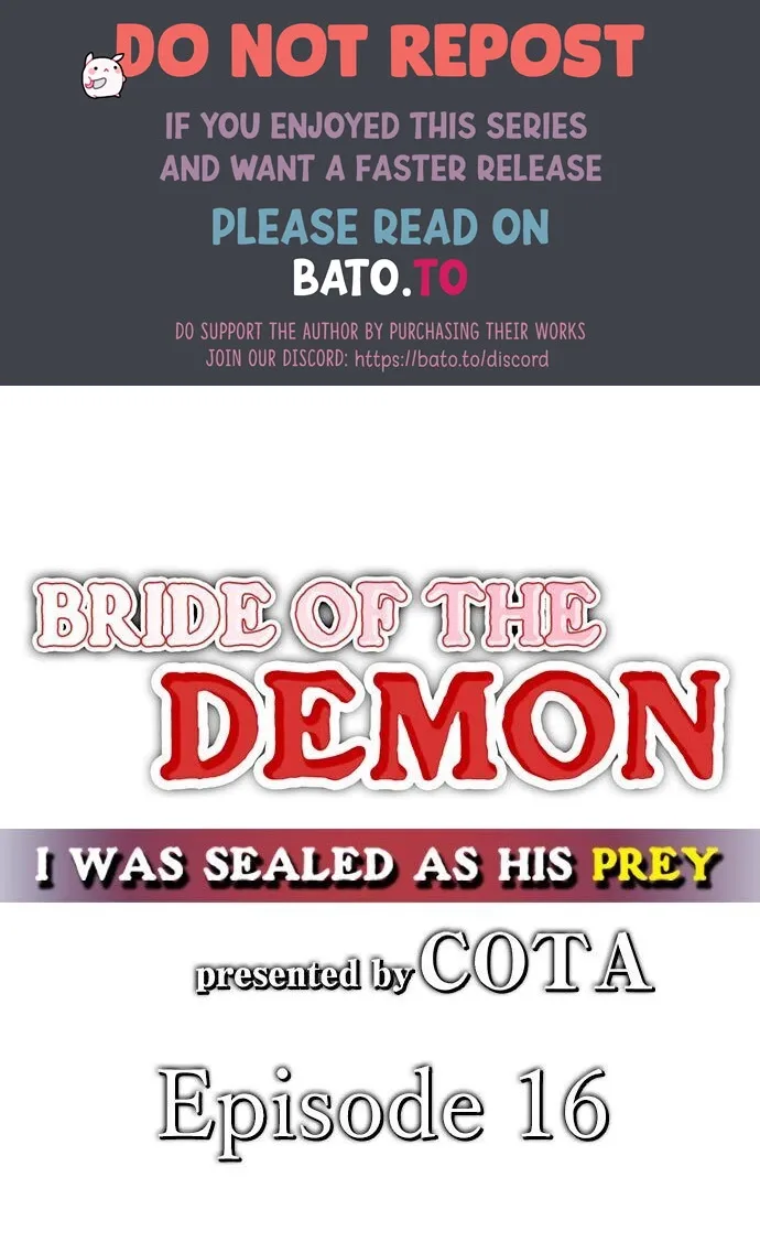 Bride of the Demon - I Was Sealed as His Prey Chapter 16 page 1