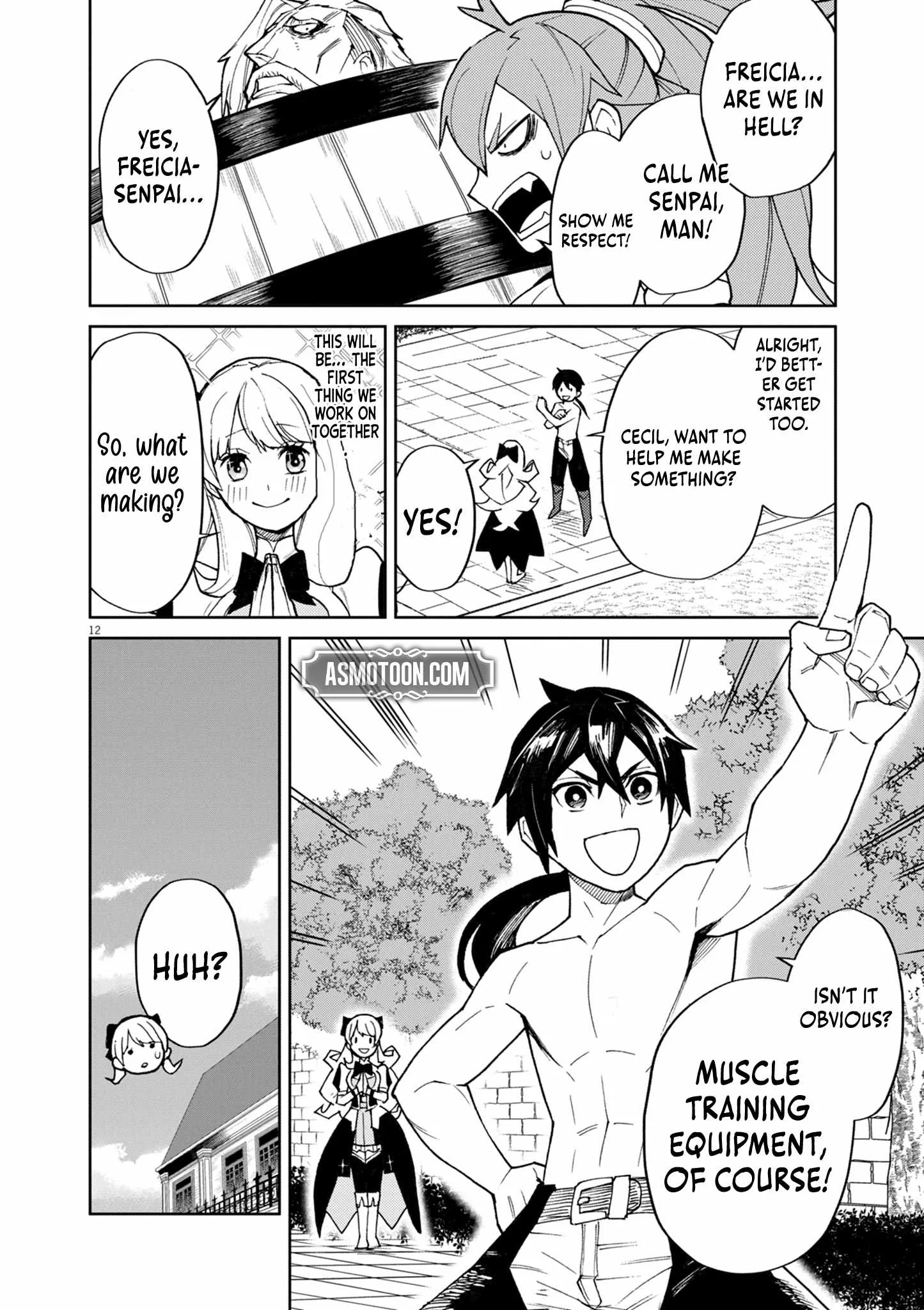 I Was Reincarnated as an Evil Noble in a Game and Became Unparalleled With My Overpowered Muscles Chapter 12 page 13